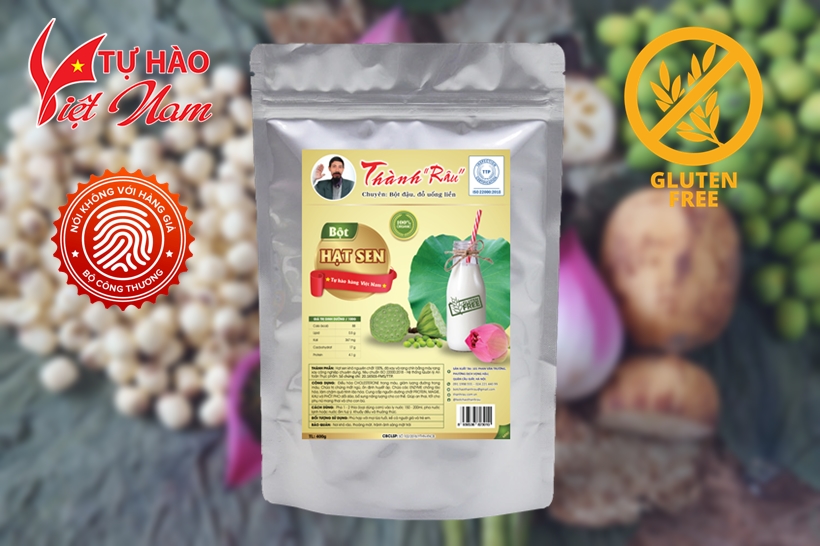Bột hạt sen uống liền Thành Râu